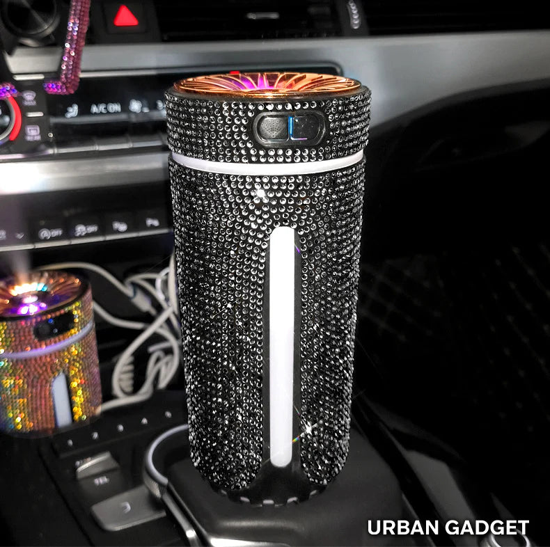 BreezeGlow: Car Air Purifier & Humidifier with LED