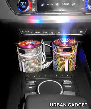 BreezeGlow: Car Air Purifier & Humidifier with LED